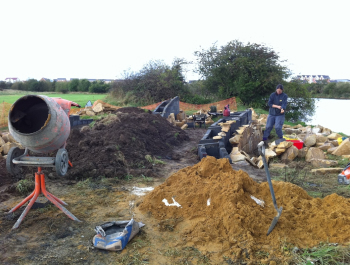 Artworks under construction